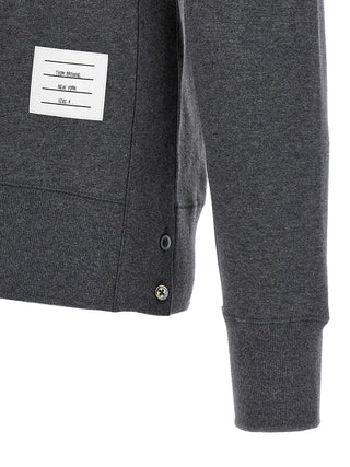 Thom Browne 4-Bar Cotton Crewneck Sweatshirt