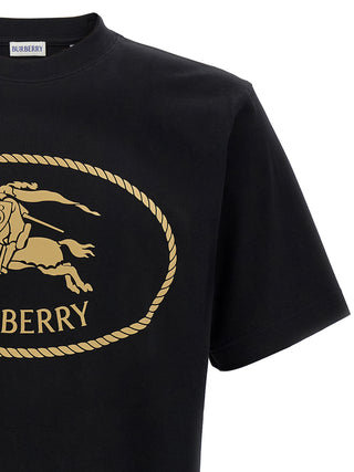 Burberry Knight Stamp Cotton Jersey T-Shirt
