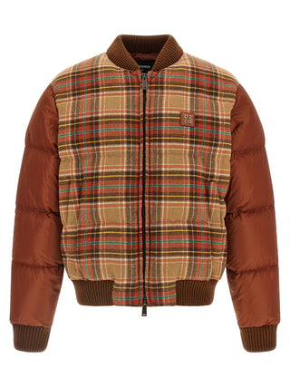 Dsquared2 Padded Hybrid Bomber Jacket