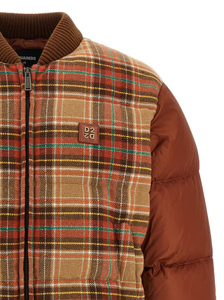 Dsquared2 Padded Hybrid Bomber Jacket