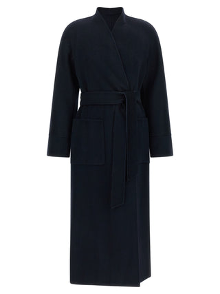 Max Mara Studio Nodo Reversible Wool Coat