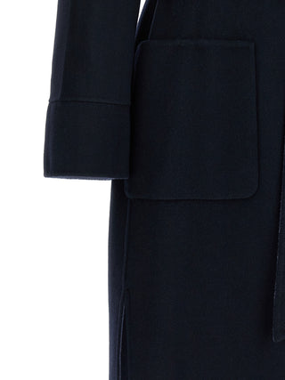 Max Mara Studio Nodo Reversible Wool Coat
