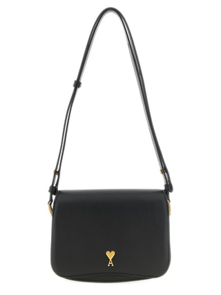 Ami Paris Paris Paris Leather Crossbody Bag