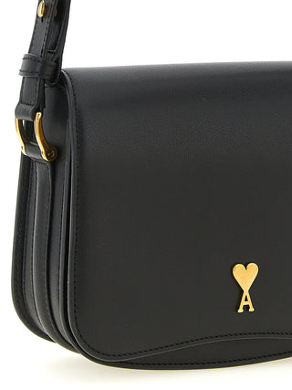 Ami Paris Paris Paris Leather Crossbody Bag