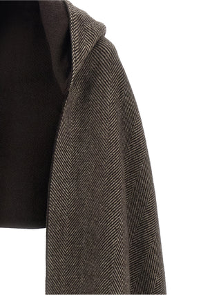 Brunello Cucinelli Brown Cashmere Scarf
