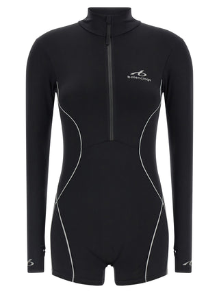 Balenciaga Black Polyamide Bodysuit