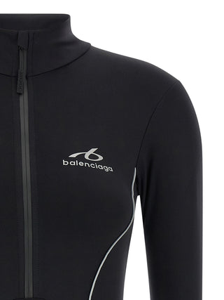 Balenciaga Black Polyamide Bodysuit