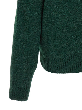 Ami Paris Alpaca Wool V-Neck Cardigan