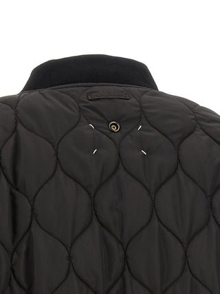 Maison Margiela Brown Polyamide Bomber