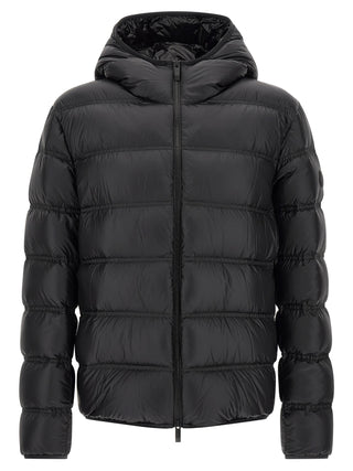 Moncler Black Polyamide Full-Length Jacket