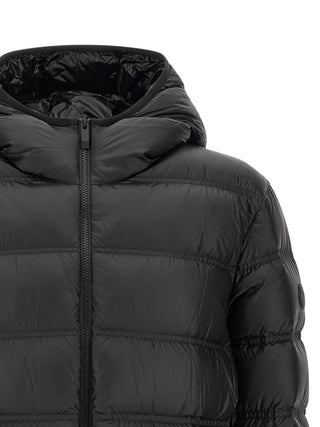 Moncler Black Polyamide Full-Length Jacket