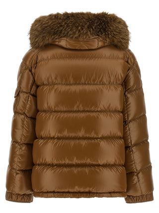 Moncler Brown Polyamide Full-Length Jacket