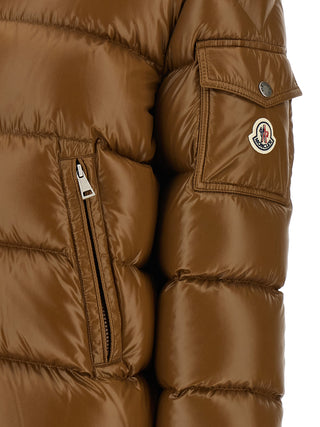 Moncler Brown Polyamide Full-Length Jacket