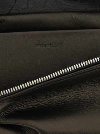 Rick Owens Black Calfskin Crossbody Bag