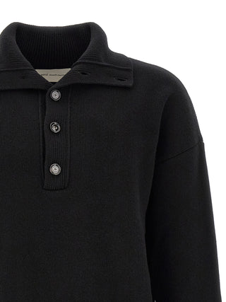 Ami Paris Ami de Coeur Wool High-Neck Sweater