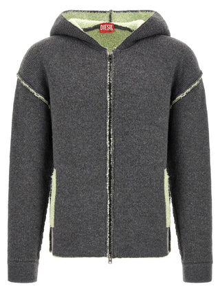Diesel Gray Wool Sweatshirt