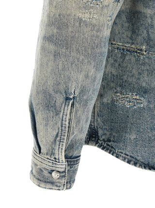 Diesel Blue Cotton Blouse