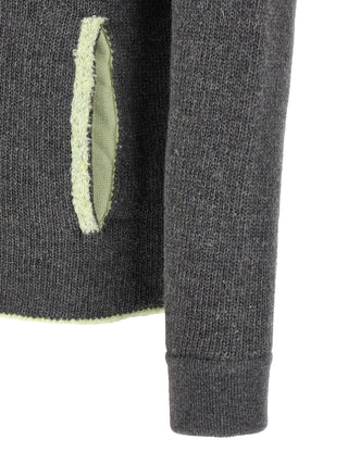 Diesel Gray Wool Sweatshirt