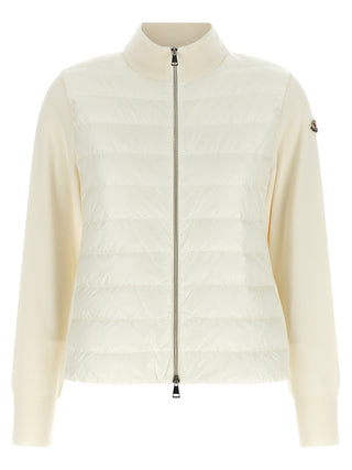 Moncler White Polyamide Cardigan
