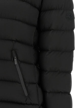 Moncler Black Polyester Full-Length Jacket