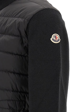 Moncler Black Polyamide Cardigan