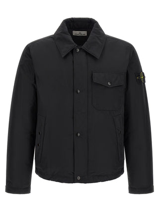 Stone Island Black Polyester Jacket
