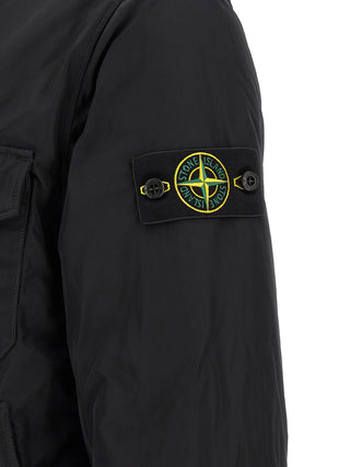 Stone Island Black Polyester Jacket