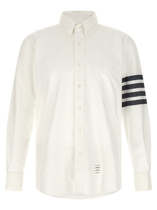 Thom Browne White Cotton Blouse