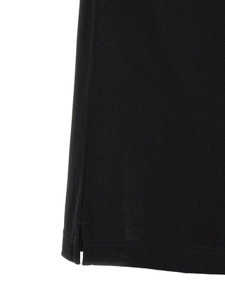 Burberry Black Cotton Polo Shirt