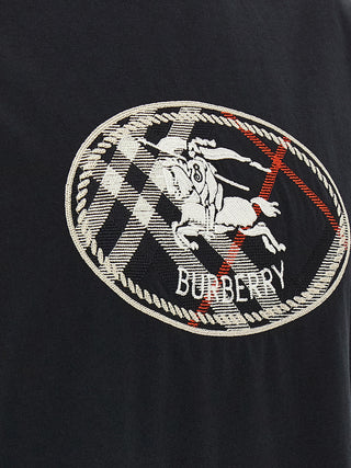 Burberry Black Cotton T-Shirt