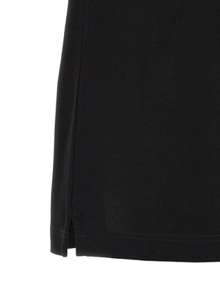 Burberry Black Cotton Polo Shirt