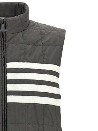 Thom Browne 4-Bar Quilted Ripstop Vest