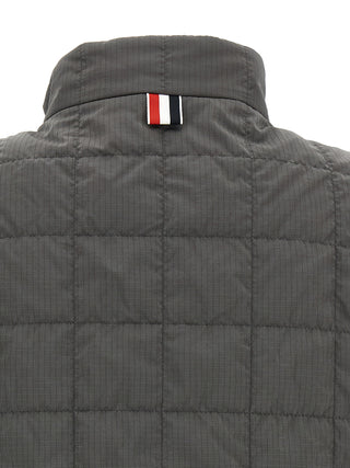 Thom Browne 4-Bar Quilted Ripstop Vest