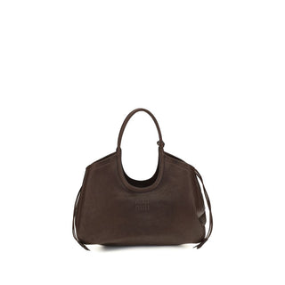 Miu Miu Ivy Nappa Leather Shopping Bag