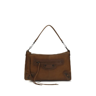 Balenciaga Brown Lamb Ovis Aries Shoulder Bag