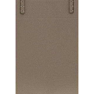Fendi Beige Calf Leather Bos Taurus Shoulder Bag