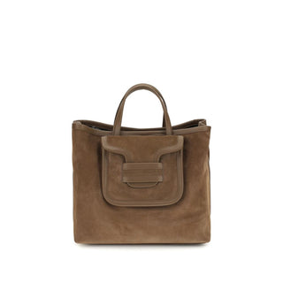 Pierre Hardy Brown Suede Leather Shoulder Bag