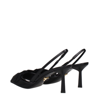 Prada Black Fibres High Heel Pumps