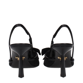 Prada Black Fibres High Heel Pumps