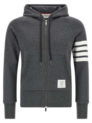 Thom Browne Gray Cotton Sweatshirt