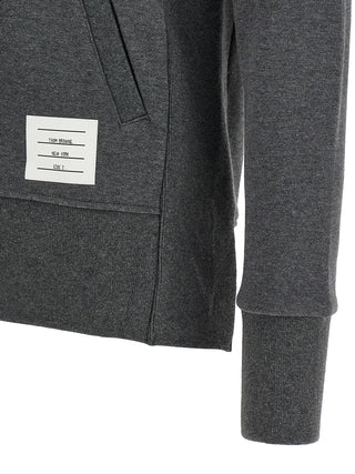 Thom Browne Gray Cotton Sweatshirt