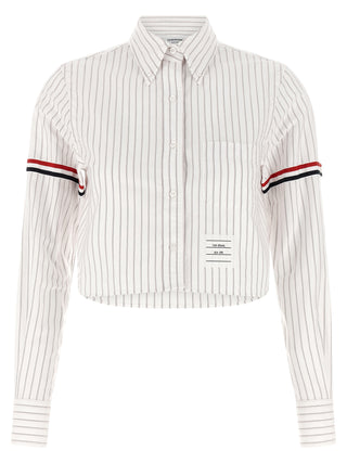 Thom Browne White Cotton Blouse