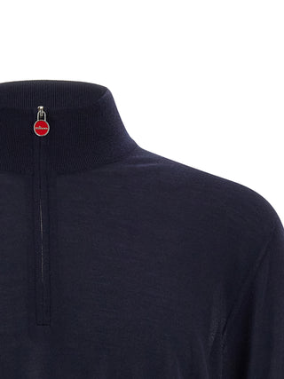Kiton Half-Zip Wool Sweater
