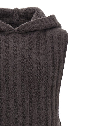 Rick Owens Gray Cashmere Sleeveles Sweater