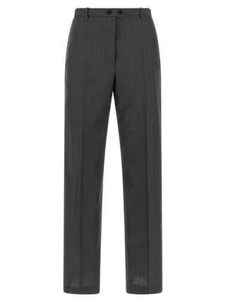 Jil Sander Straight-Leg Wool Mohair Trousers