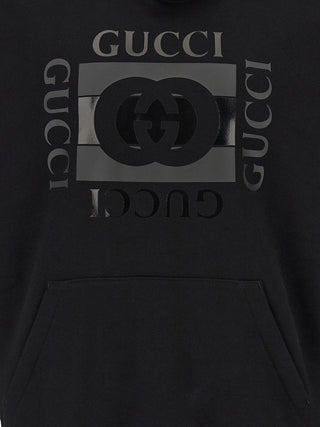 Gucci Incrocio GG Cotton Hooded Sweatshirt