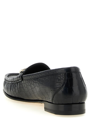 Tom Ford Ripley Double T Leather Loafers