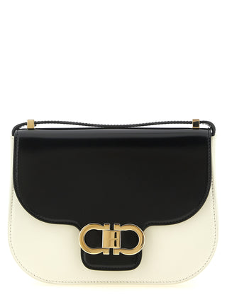 Ferragamo North-South Double Gancini XS Crossbody Bag