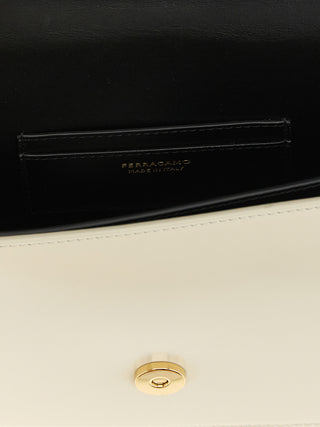 Ferragamo North-South Double Gancini XS Crossbody Bag