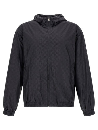 Gucci GG Monogram Hooded Zip Jacket